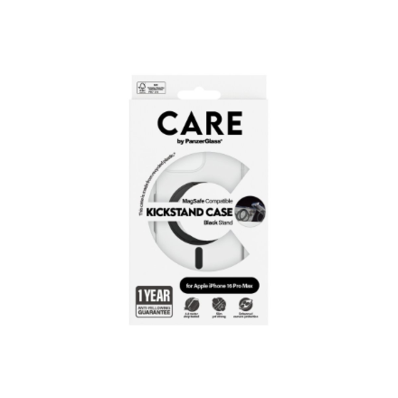 CARE Back cover | Apple | iPhone 16 Pro Max | Recycled plastic | Transparent