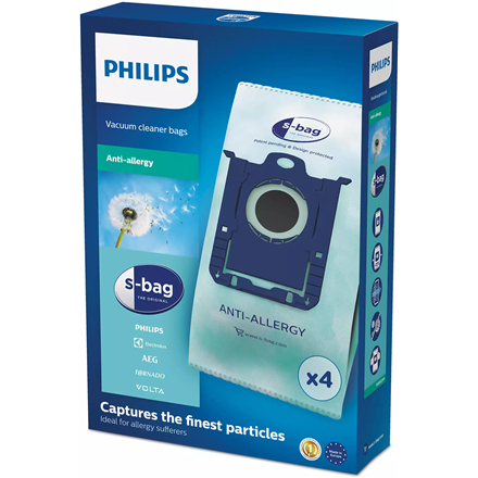 Philips | Vacuum cleaner bags, S-bag | FC8022/04 | 4 pc(s)