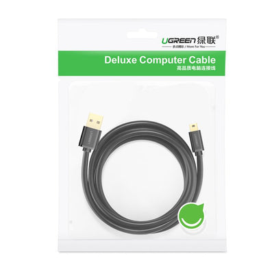 Ugreen cable USB - mini USB cable 480 Mbps 3 m black (US132 10386)