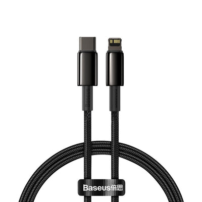 Baseus CATLWJ-01 Lightning - USB-C PD cable 20W 480Mb/s 1m - black