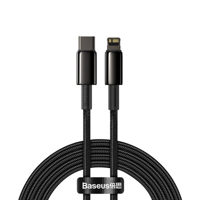 Baseus CATLWJ-A01 Lightning - USB-C PD 20W 480Mb/s 2m cable - black