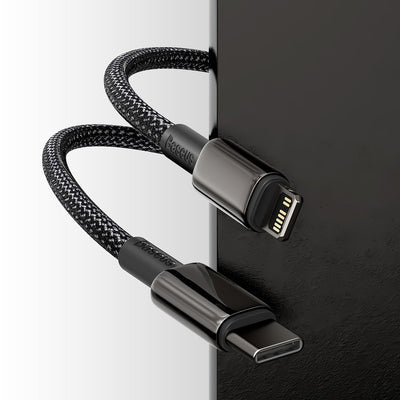 Baseus CATLWJ-A01 Lightning - USB-C PD 20W 480Mb/s 2m cable - black