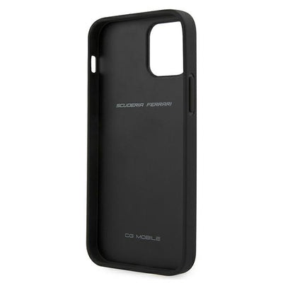 Ferrari FEHQUHCP12LBK iPhone 12 Pro Max 6.7" black/black hardcase Off Track Quilted