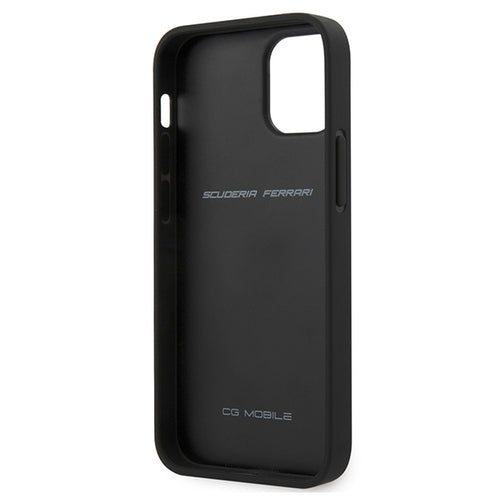Ferrari FEHQUHCP12SBK iPhone 12 mini 5.4" black/black hardcase Off Track Quilted