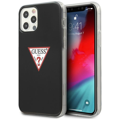 Guess GUHCP12LPCUCTLBK iPhone 12 Pro Max 6.7" black/black hardcase Triangle Collection