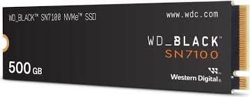 SSD WESTERN DIGITAL Black SN7100 500GB M.2 PCIe Gen4 NVMe 3D TLC Write speed 5800 MBytes/sec Read speed 6800 MBytes/sec WDS500G4X0E