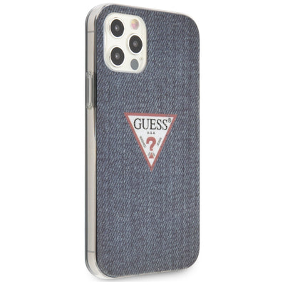 Guess GUHCP12LPCUJULDB iPhone 12 Pro Max 6.7" navy/dark blue hardcase Jeans Collection