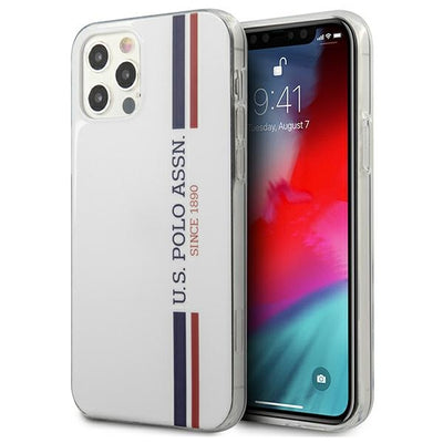 US Polo USHCP12LPCUSSWH iPhone 12 Pro Max 6,7" biały/white Tricolor Collection — U.S. Polo Assn.