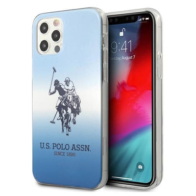 US Polo USHCP12MPCDGBL iPhone 12/12 Pro 6,1" niebieski/blue Gradient Collection — U.S. Polo Assn.