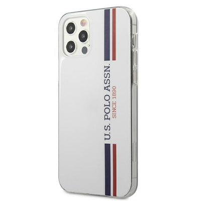 US Polo USHCP12MPCUSSWH iPhone 12/12 Pro 6,1" biały/white Tricolor Collection — U.S. Polo Assn.