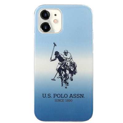 US Polo Assn. Gradient Pattern Collection iPhone 12 mini Case - Blue — U.S. Polo Assn.
