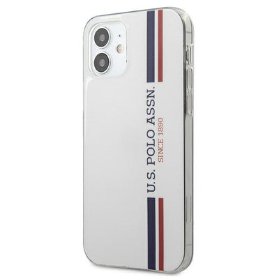 US Polo USHCP12SPCUSSWH iPhone 12 mini 5,4" biały/white Tricolor Collection — U.S. Polo Assn.