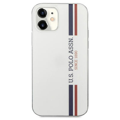 US Polo USHCP12SPCUSSWH iPhone 12 mini 5,4" biały/white Tricolor Collection — U.S. Polo Assn.