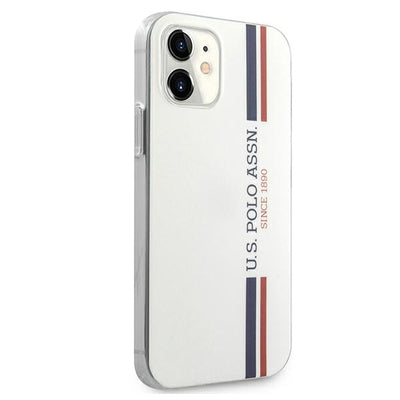 US Polo USHCP12SPCUSSWH iPhone 12 mini 5,4" biały/white Tricolor Collection — U.S. Polo Assn.