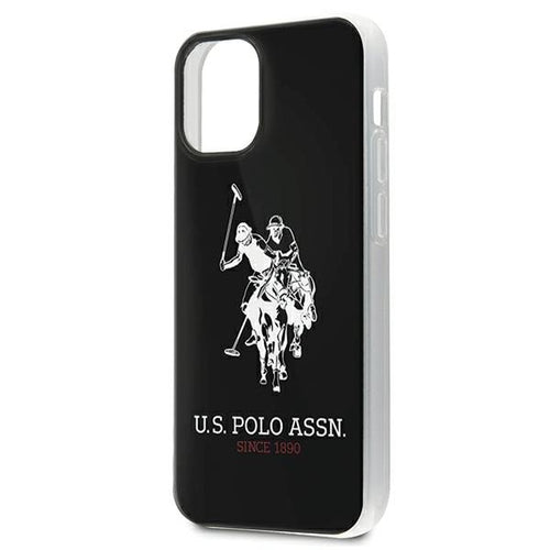 US Polo USHCP12STPUHRBK iPhone 12 mini 5,4" czarny/black Shiny Big Logo — U.S. Polo Assn.
