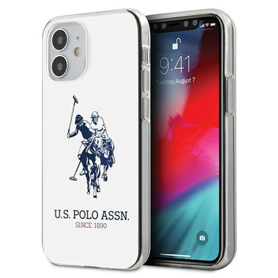 US Polo USHCP12STPUHRWH iPhone 12 mini 5,4" biały/white Shiny Big Logo — U.S. Polo Assn.