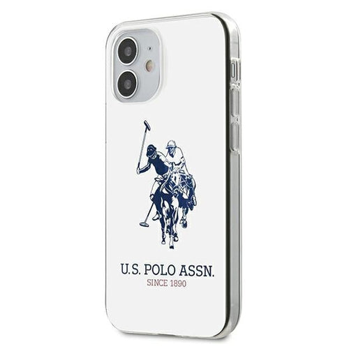 US Polo USHCP12STPUHRWH iPhone 12 mini 5,4" biały/white Shiny Big Logo — U.S. Polo Assn.