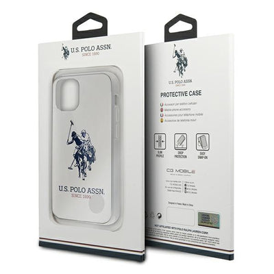 US Polo USHCP12STPUHRWH iPhone 12 mini 5,4" biały/white Shiny Big Logo — U.S. Polo Assn.