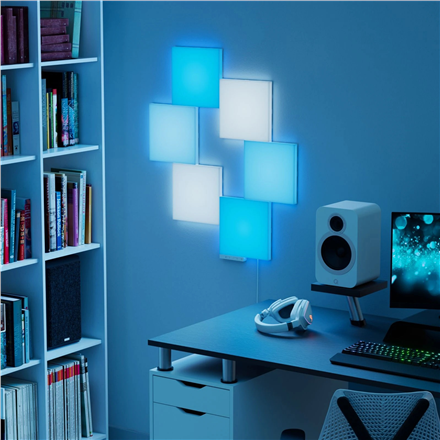 Nanoleaf Blocks Big Squares Starter Kit (6 Panels) | 16M+ colours