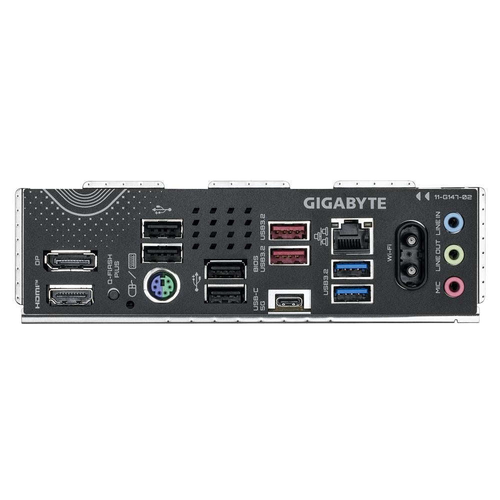 Mainboard GIGABYTE AMD B850 SAM5 ATX Memory DDR5 Memory slots 4 4xPCI-Express 16x 3xM.2 1xHDMI 1xDisplayPort 1xAudio-In 1xAudio-Out 1xMicrophone 4xUSB 2.0 4xUSB 3.2 1xUSB-C 1xPS/2 1xRJ45 B850GAMINGWF6