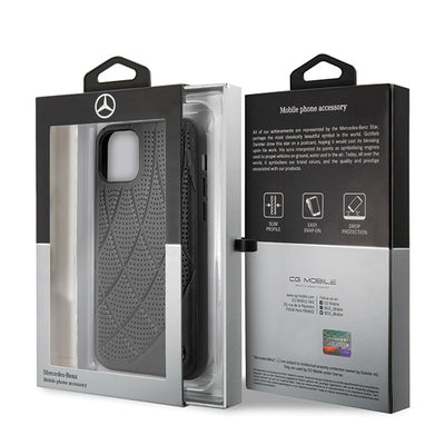 Mercedes Bow Line Case for iPhone 12 mini - Black