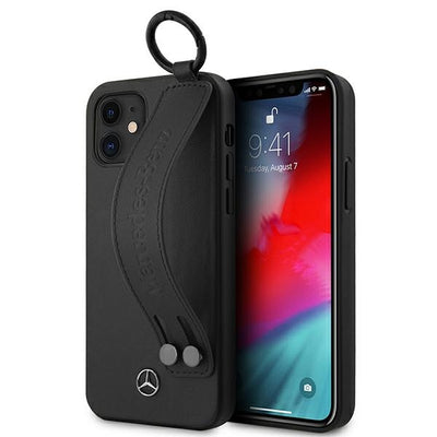 Mercedes Strap Line Case for iPhone 12 mini - Black