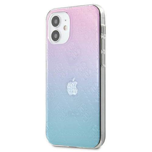 Guess GUHCP12S3D4GGBP iPhone 12 mini 5.4" blue-pink/blue&pink hardcase 4G 3D Pattern Collection