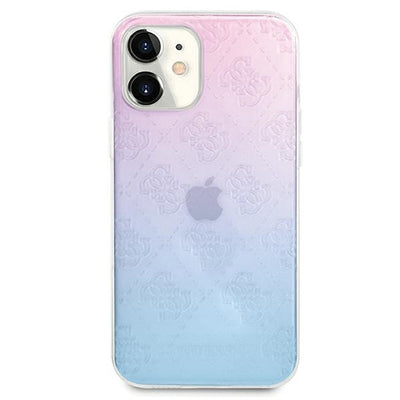 Guess GUHCP12S3D4GGBP iPhone 12 mini 5.4" blue-pink/blue&pink hardcase 4G 3D Pattern Collection