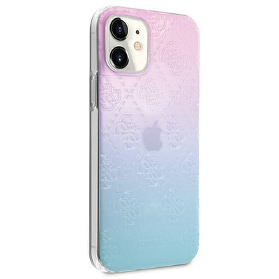 Guess GUHCP12S3D4GGBP iPhone 12 mini 5.4" blue-pink/blue&pink hardcase 4G 3D Pattern Collection