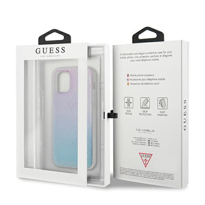 Guess GUHCP12S3D4GGBP iPhone 12 mini 5.4" blue-pink/blue&pink hardcase 4G 3D Pattern Collection