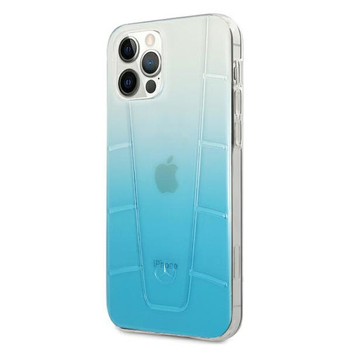 Mercedes Transparent Line Case for iPhone 12 Pro Max - Blue