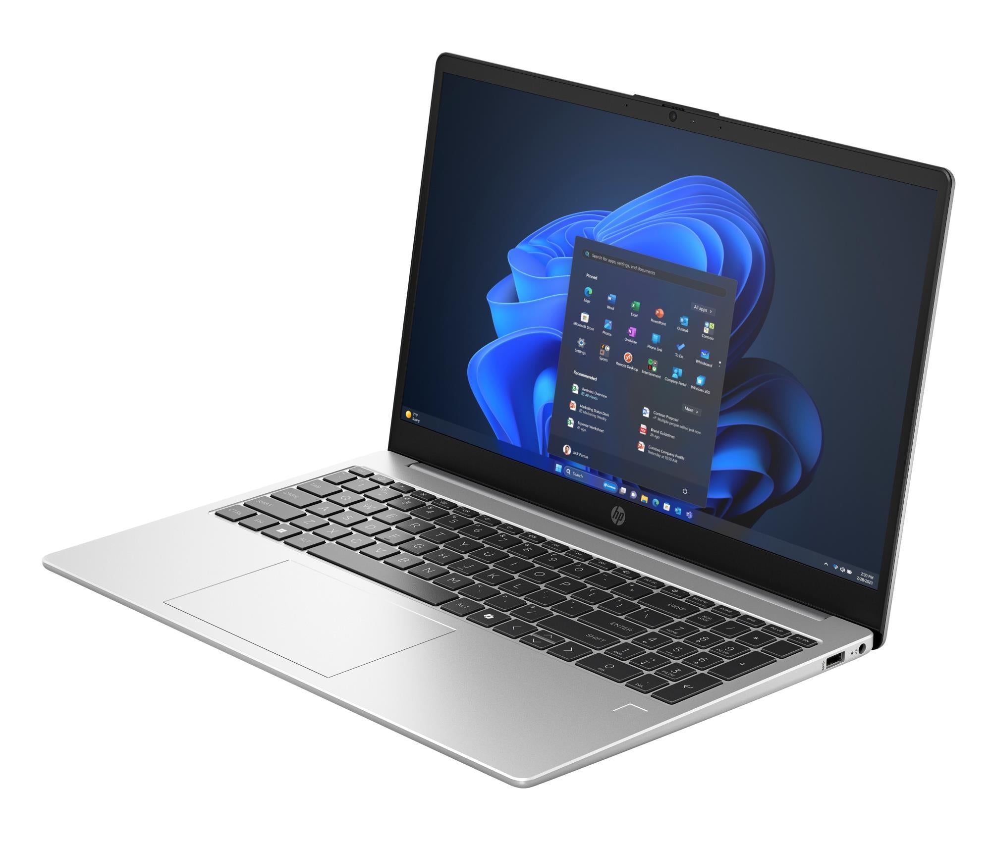 Notebook HP 255R G10 CPU AMD RyzenT 5 7535U 2.9 GHz 15.6 " 1920 x 1080 pixels RAM 16 GB DDR5-SDRAM SSD 512 GB Discrete graphics Not available On-board graphics Yes Numeric keypad Yes Keyboard language English OS installed FreeDOS Colour Silver Weight