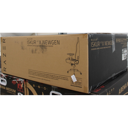 SALE OUT. | Razer Iskur V2 X NewGen | Gaming Chair | Black/Green | DAMAGED ITEM AND PACKAGING. ITEM SCRATCHED, DIRTY. MI