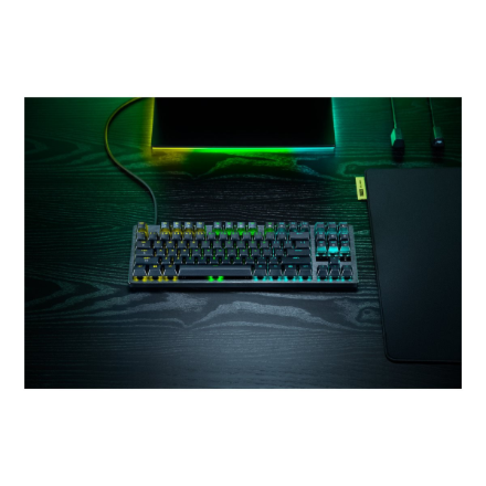 Razer Huntsman V3 Tenkeyless 8KHz | Gaming keyboard | Wired | US | Razer Analog Optical Switch Gen-2 | Black