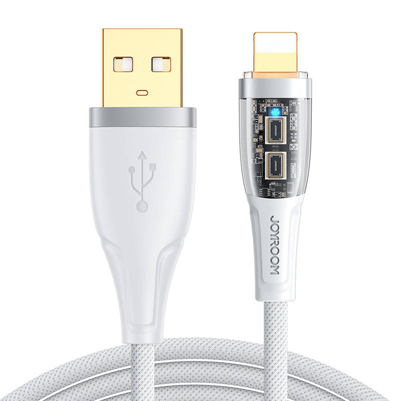 Cable to USB-A / Lightning / 2.4A / 1.2m Joyroom S-UL012A3 (white) - Image 1