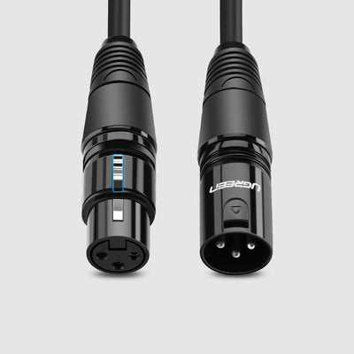 Ugreen AV130 66717 audio XLR (female) - XLR (male) cable for microphone / amplifier 2m - black