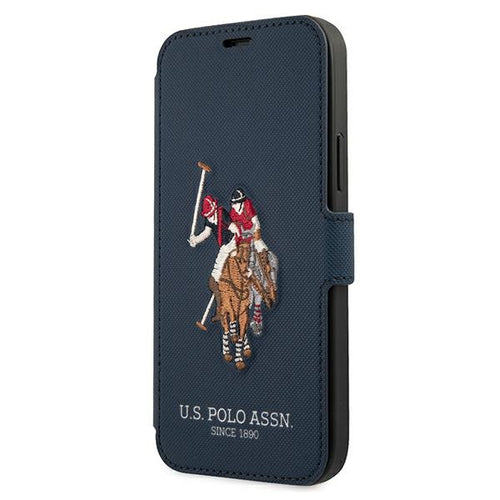 US Polo USFLBKP12LPUGFLNV iPhone 12 Pro Max 6,7" granatowy/navy book Polo Embroidery Collection — U.S. Polo Assn.