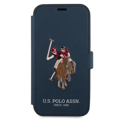 US Polo USFLBKP12MPUGFLNV iPhone 12/12 Pro 6,1" granatowy/navy book Polo Embroidery Collection — U.S. Polo Assn.