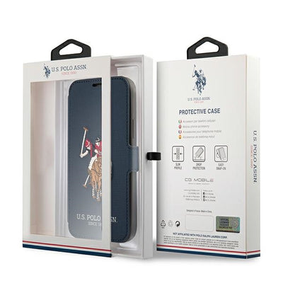 US Polo USFLBKP12MPUGFLNV iPhone 12/12 Pro 6,1" granatowy/navy book Polo Embroidery Collection — U.S. Polo Assn.