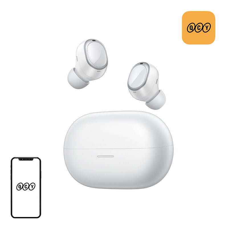 QCY Melobuds A30 Wireless Earbuds (White) - Image 1