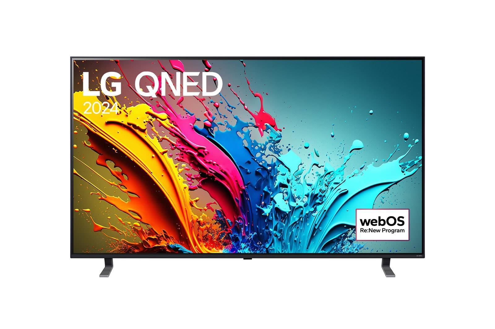 TV Set LG 75" 4K/Smart 3840x2160 Wireless LAN Bluetooth webOS 75QNED85T3C
