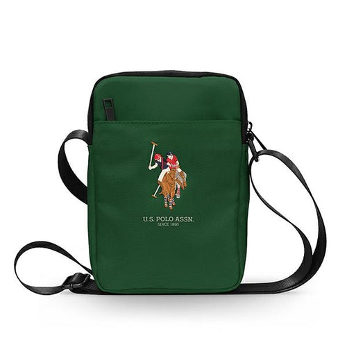US Polo Torba USTB8PUGFLGN 8" zielona /green — U.S. Polo Assn.