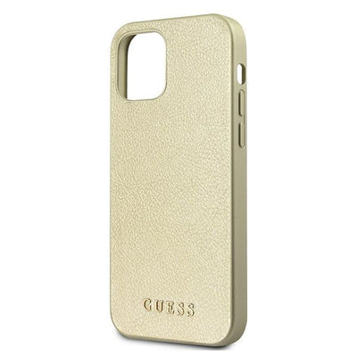 Guess GUHCP12LIGLGO iPhone 12 Pro Max 6.7" gold/gold hardcase Iridescent