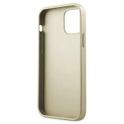 Guess GUHCP12LIGLGO iPhone 12 Pro Max 6.7" gold/gold hardcase Iridescent