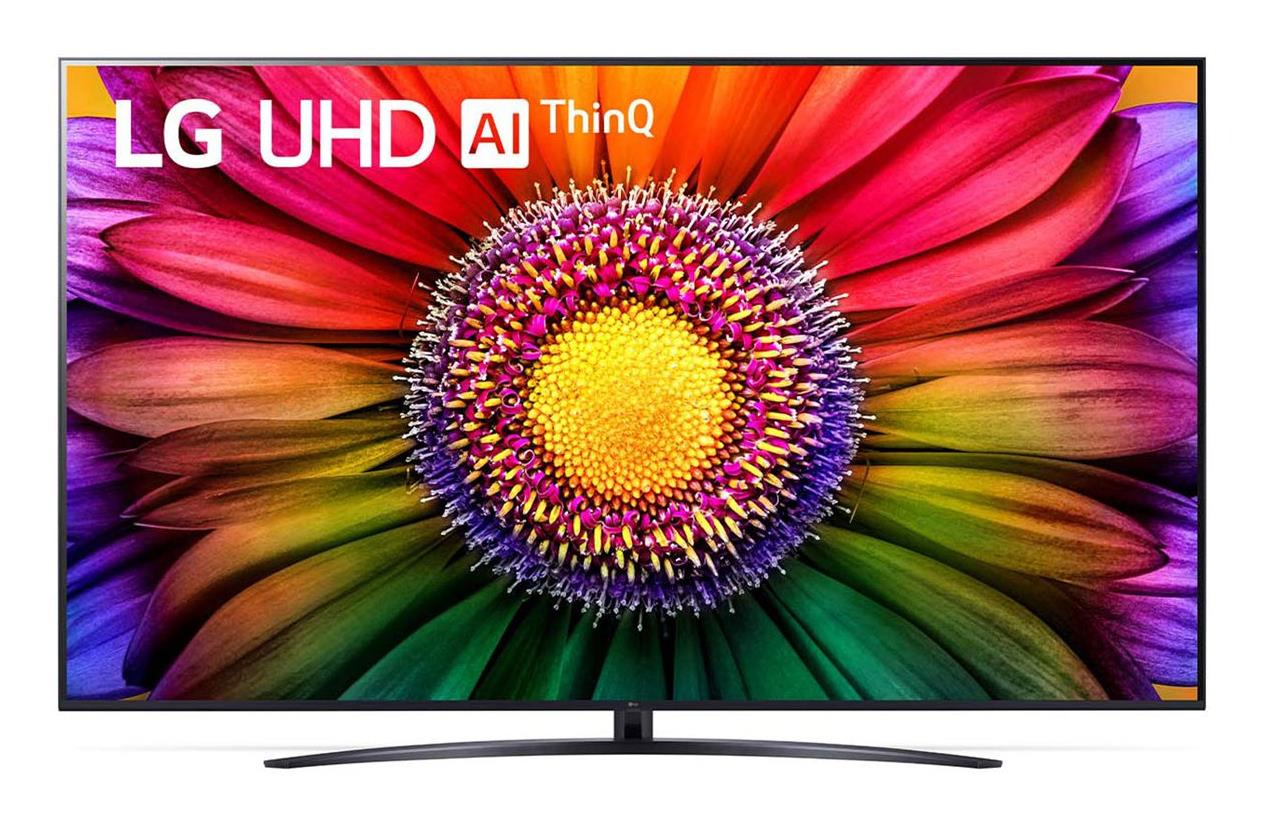 TV Set LG 86" 4K/Smart 3840x2160 Wireless LAN Bluetooth webOS Black 86UR81003LA