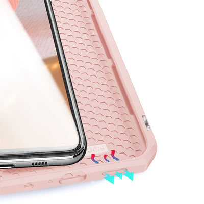 DUX DUCIS Skin X Bookcase type case for Samsung Galaxy A72 4G pink