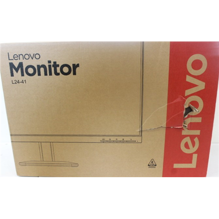 SALE OUT. Lenovo L24-41 23.8 IPS 1920x1080/16:9/250 nits/HDMI/Raven Black/3Y Warranty | Lenovo L24-41 | 23.8 " | IPS | F