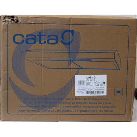SALE OUT. Cata Built-in Hood LFK 6001 X Width 60cm, Max 162 m³/h, LED, Stainless steel | SALE OUT. CATA Hood | LFK 6001