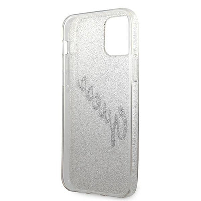 Guess GUHCP12LPCUGLSGO iPhone 12 Pro Max 6.7" gold/gold hardcase Glitter Gradient Script