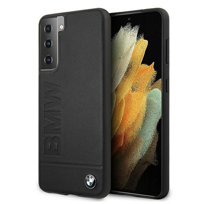 BMW Signature Logo Imprint Case for Samsung Galaxy S21+ - Black